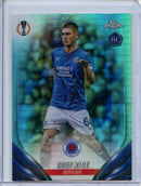 2023-24 Topps Chrome UEFA Bailey Rice Aqua Prism Refractor