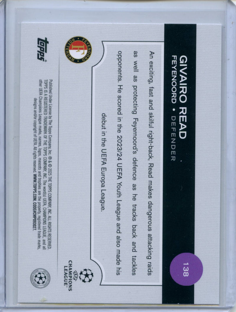 2024-25 Topps UEFA CC Givairo Read
