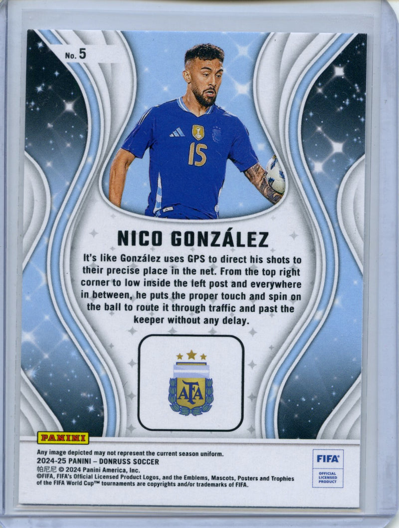 2024-25 Donruss Nico Gonzalez Magicians Silver