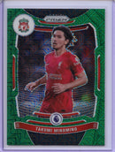 2021-22 Panini Prizm Premier League Takumi Minamino Green Mojo Prizm