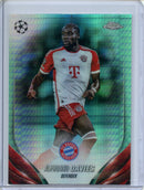 2023-24 Topps Chrome UEFA Alphonso Davies Aqua Prism Refractor