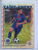 2024-25 Topps Chrome UEFA Club Comps Warren Zaire-Emery Wave