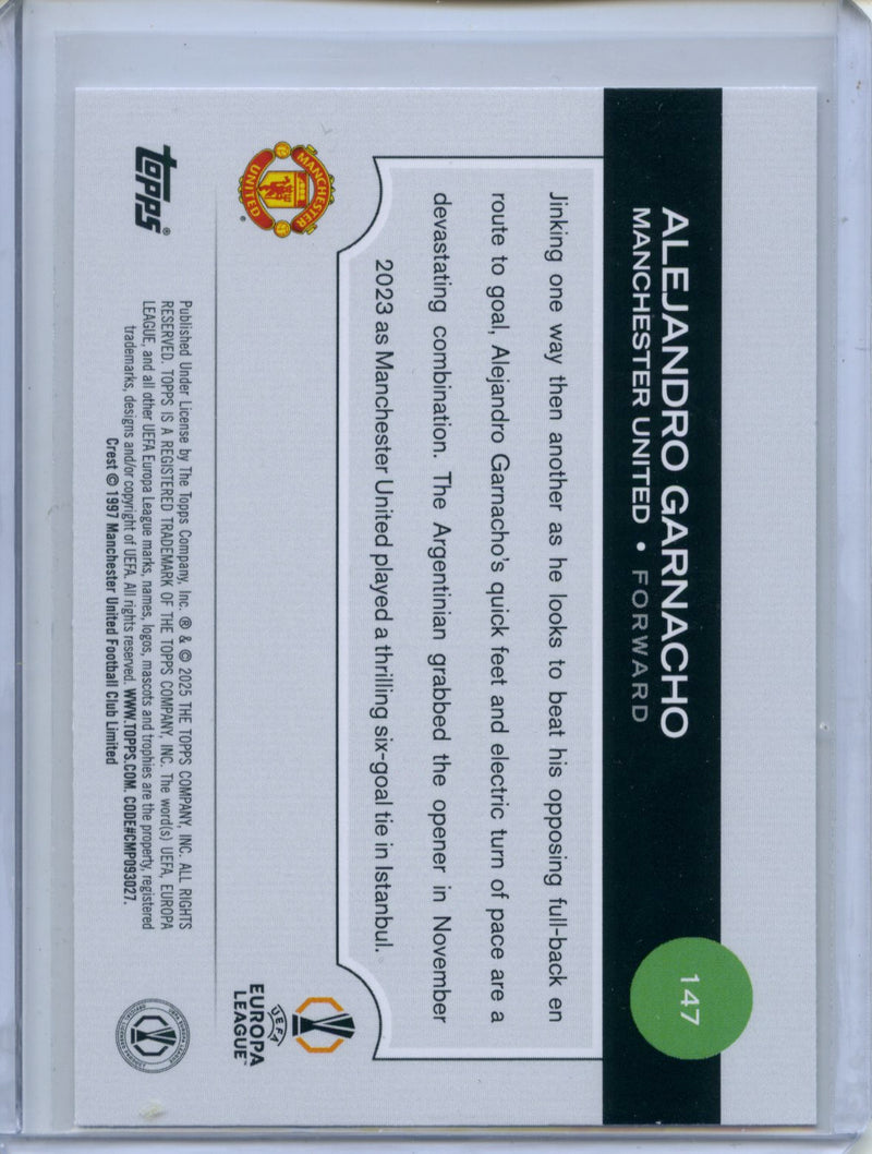 2024-25 Topps UEFA CC Alejandro Garnacho