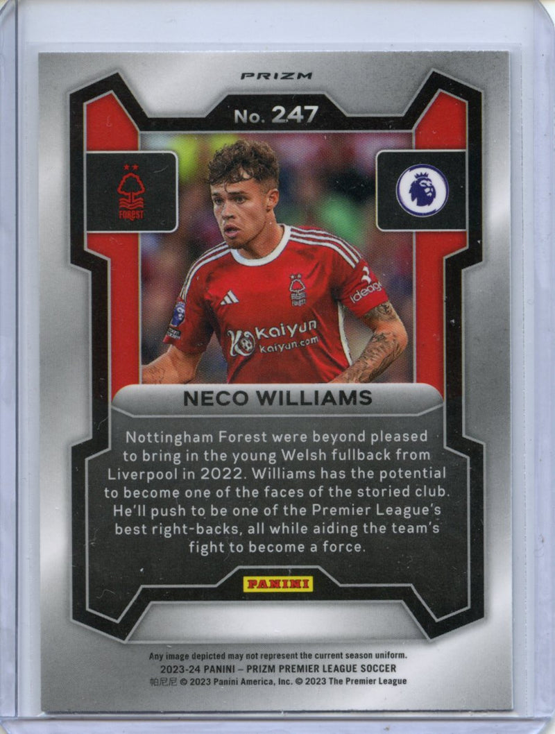 2023-24 Prizm Premier League Neco Williams Breakaway Prizm