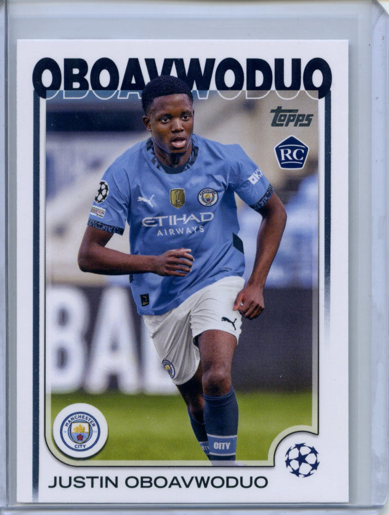 2024-25 Topps UEFA CC Justin Oboavwoduo