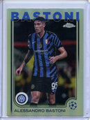 2024-25 Topps Chrome UEFA Club Comps Alessandro Bastoni Refractor