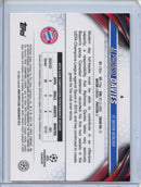 2023-24 Topps Chrome UEFA Alphonso Davies Aqua Prism Refractor