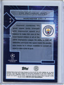 2022-23 Topps Chrome UEFA Erling Haaland Specimens