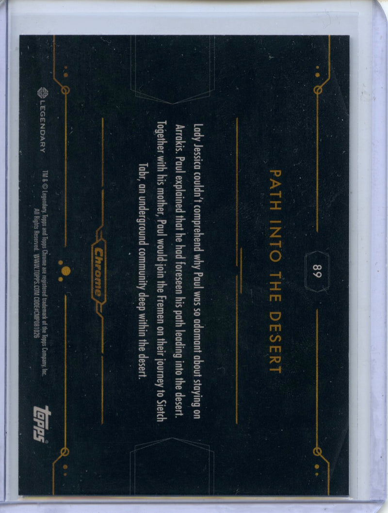 2024 Topps Dune Chrome Path Into The Desert Refractor