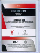 2025-26 Topps Chrome UEFA Club Comps Giovanni Leoni Autograph