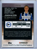 2021-22 Topps Bundesliga Stadium Club Chrome Joakim Nilsson Purple Refractor 214/299