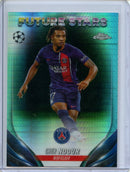 2023-24 Topps Chrome UEFA Cher Ndour Aqua Prism Refractor