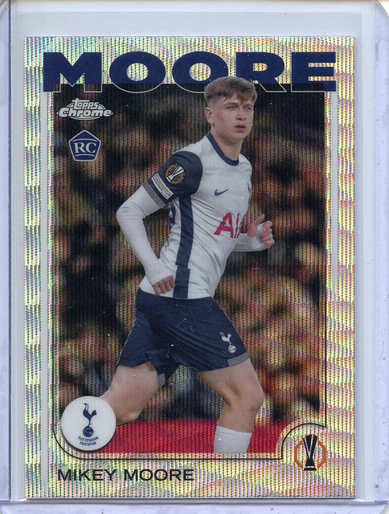 2024-25 Topps Chrome UEFA Club Comps Mikey Moore Wave