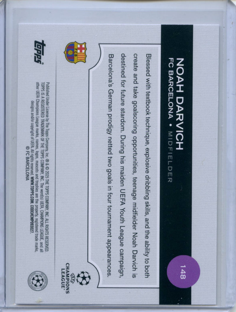 2024-25 Topps UEFA CC Noah Darvich