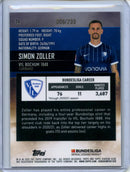 2021-22 Topps Bundesliga Stadium Club Chrome Simon Zoller Purple Refractor 8/299