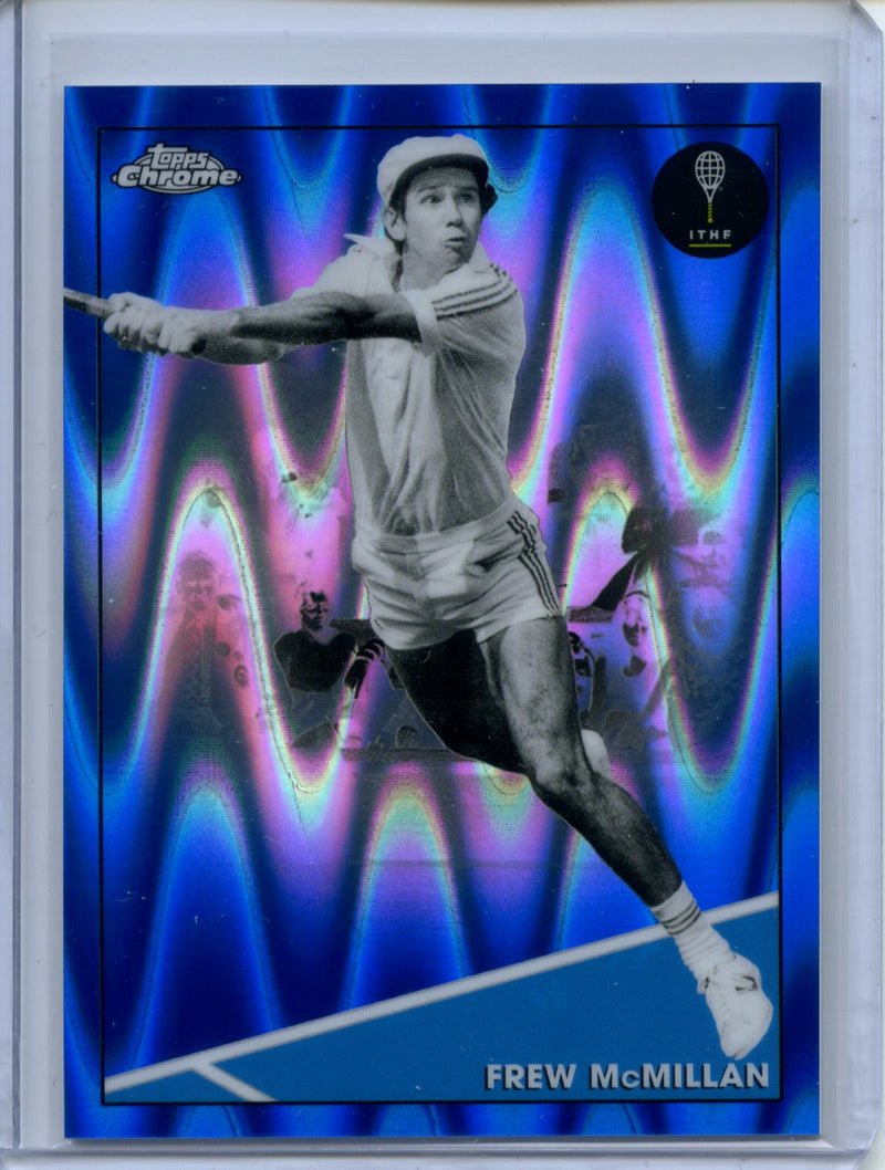 2021 Topps Chrome Tennis Frew McMillan Blue RayWave 63/99