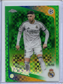 2025-26 Topps Chrome UEFA Club Comps Federico Valverde Green X-Fractor 74/99