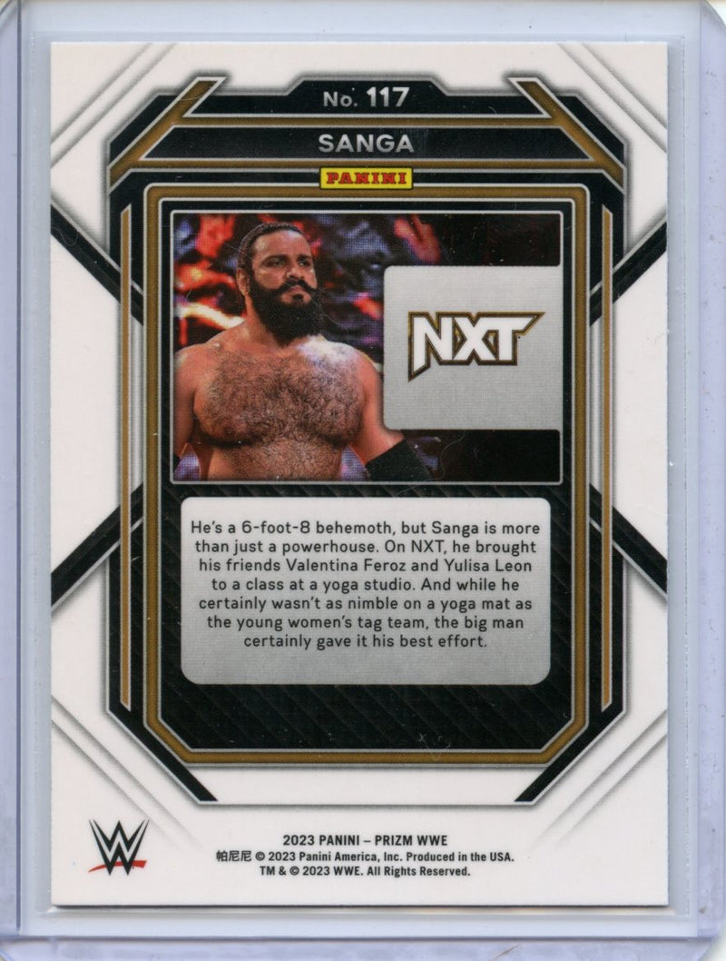 2023 Prizm WWE Sanga