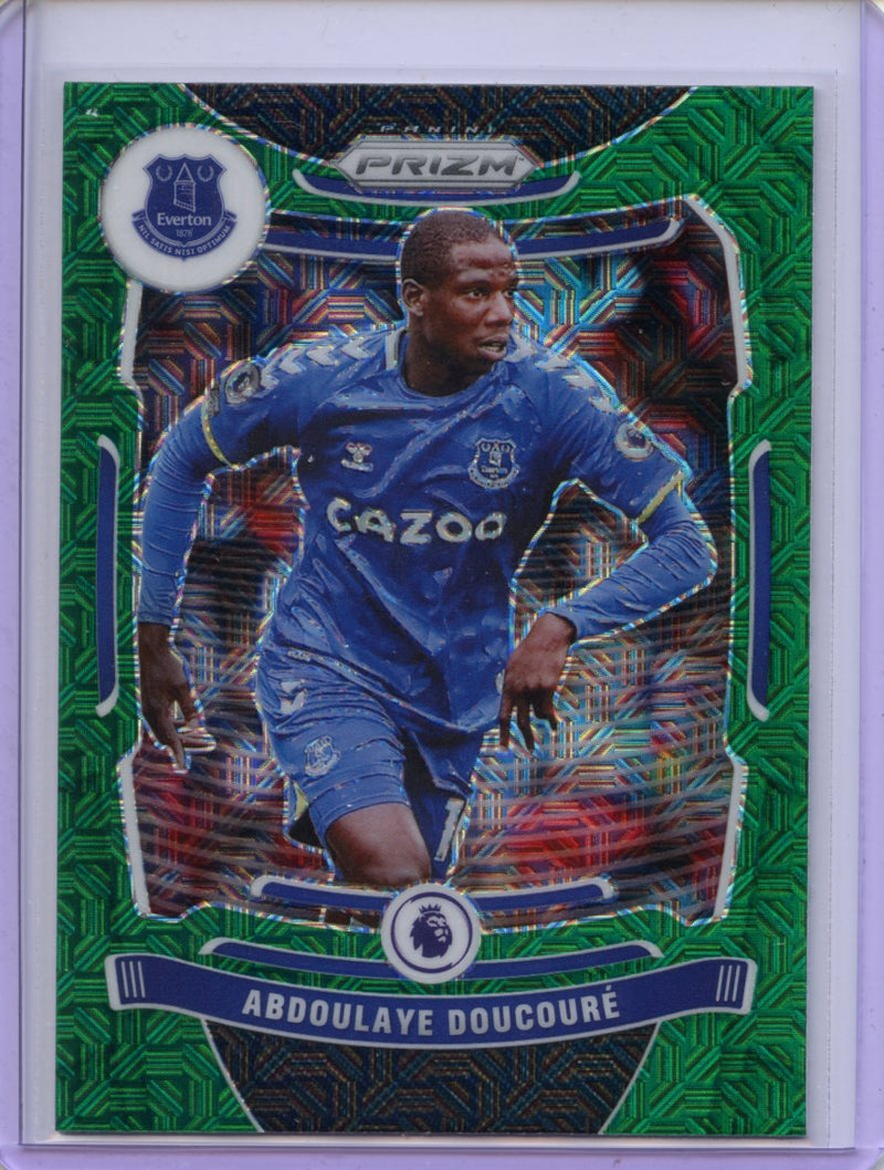 2021-22 Panini Prizm Premier League Abdoulaye Doucoure Green Mojo Prizm