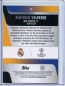 2025-26 Topps Chrome UEFA Club Comps Federico Valverde Green X-Fractor 74/99