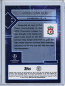 2022-23 Topps Chrome UEFA Virgil Van Dijk Specimens