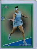2021 Topps Chrome Tennis Jennifer Brady Aqua 127/150