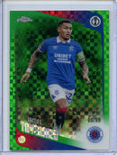 2025-26 Topps Chrome UEFA Club Comps James Tavernier Green X-Fractor 89/99