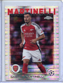 2024-25 Topps Chrome UEFA Club Comps Gabriel Martinelli Pulsar