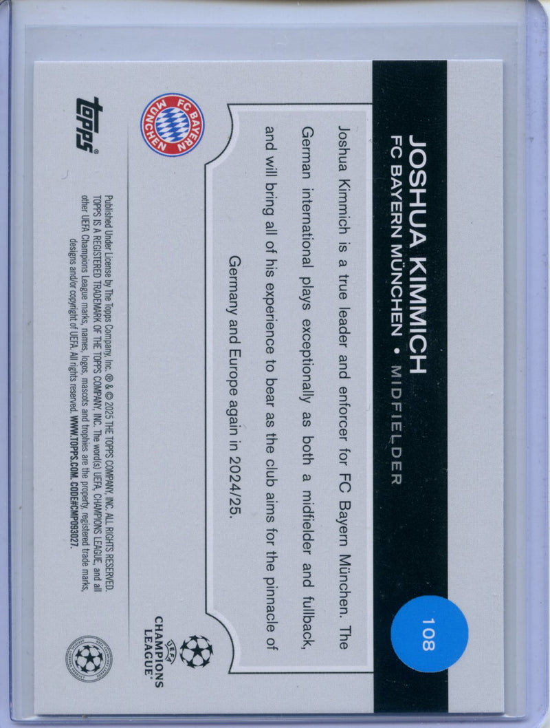 2024-25 Topps UEFA CC Joshua Kimmich Rain Drops