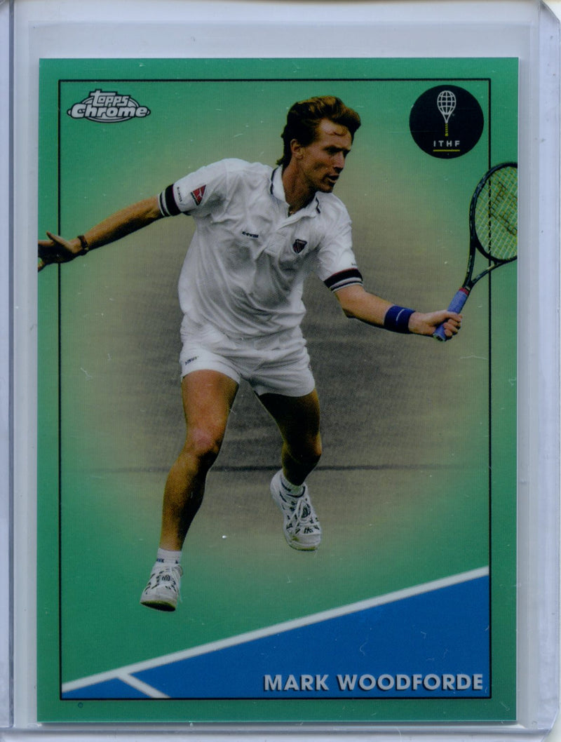 2021 Topps Chrome Tennis Mark Woodforde Aqua 120/150