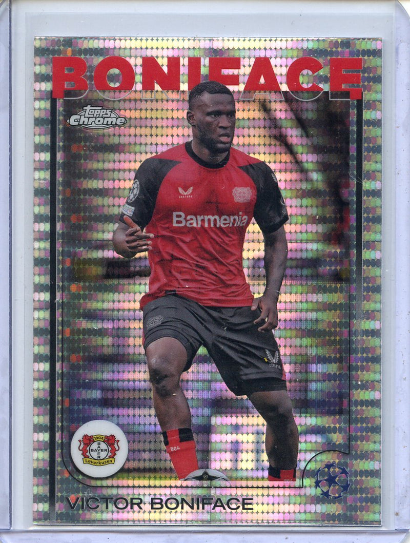 2024-25 Topps Chrome UEFA Club Comps Victor Boniface Pulsar