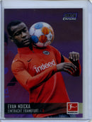 2021-22 Topps Bundesliga Stadium Club Chrome Evan Ndicka Purple Refractor 45/299