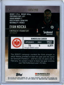 2021-22 Topps Bundesliga Stadium Club Chrome Evan Ndicka Purple Refractor 45/299