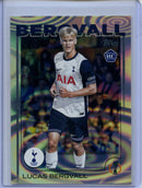 2024-25 Topps UEFA CC Lucas Bergvall Rain Drops