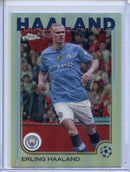 2024-25 Topps Chrome UEFA Club Comps Erling Haaland Refractor