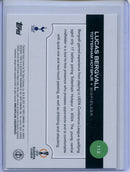 2024-25 Topps UEFA CC Lucas Bergvall Rain Drops