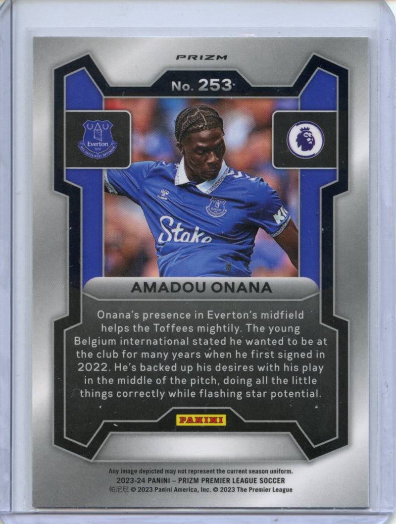 2023-24 Prizm Premier League Amadou Onana Breakaway Prizm