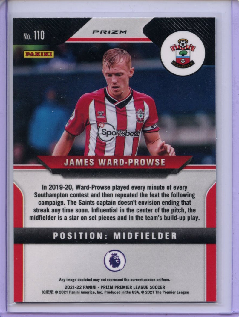 2021-22 Panini Prizm Premier League James Ward-Prowse Green Mojo Prizm