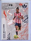 2025-26 Panini Pitch Kings Nico Williams Self Expression Violet 2/49