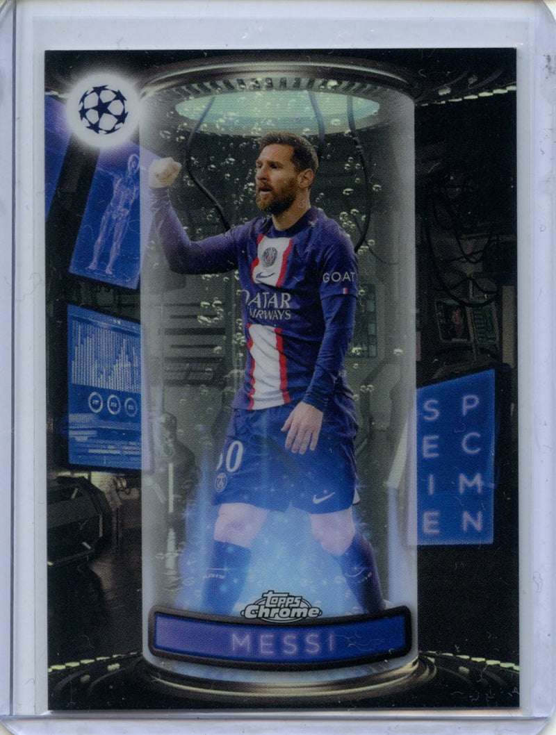 2022-23 Topps Chrome UEFA Lionel Messi Specimens