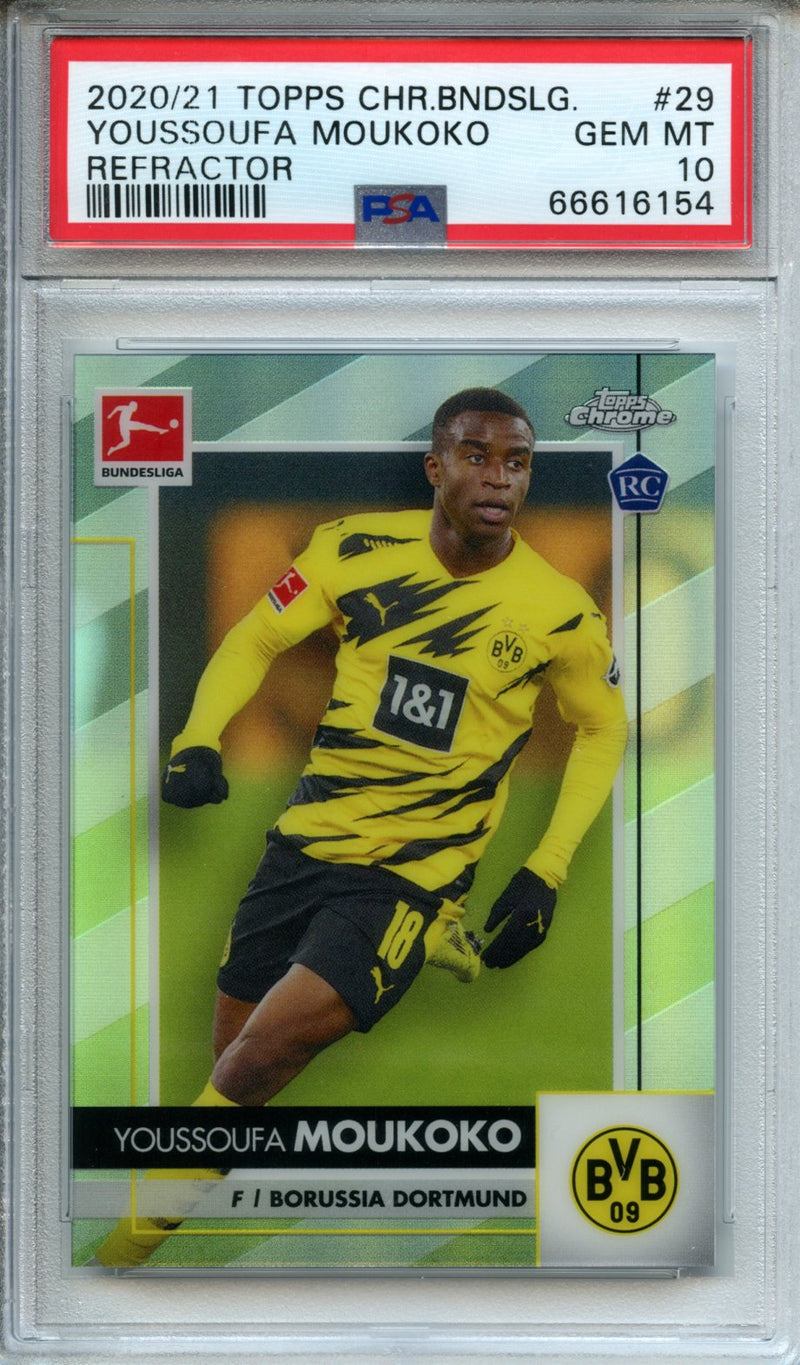 2020-21 Topps Chrome Bundesliga Youssoufa Moukoko Refractor