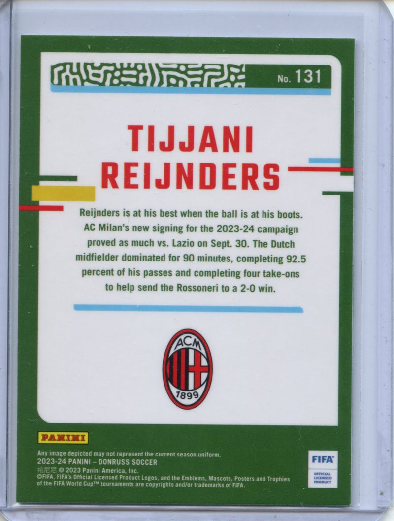 2023-24 Donruss FIFA Tijjani Reijnders Optic