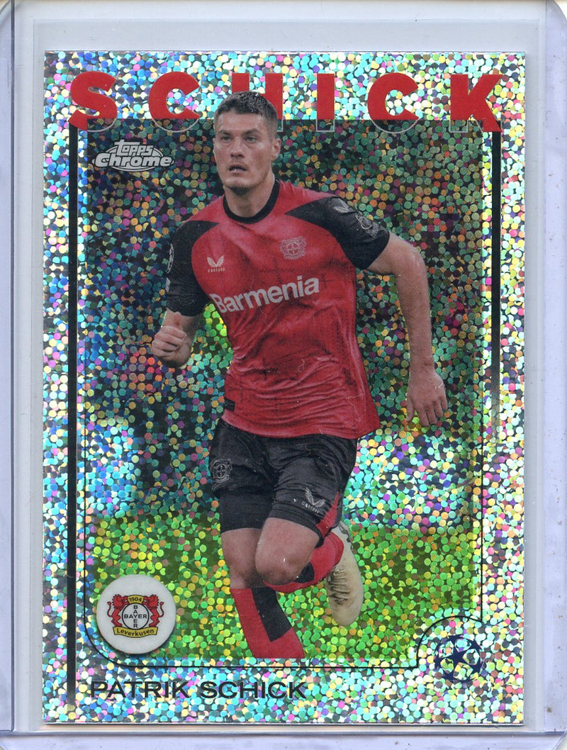 2024-25 Topps Chrome UEFA Club Comps Patrik Schick Speckle