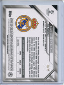 2021-22 Topps Chrome UEFA CL Eduardo Camavinga Blue & Gold Starball Refractor 70/75