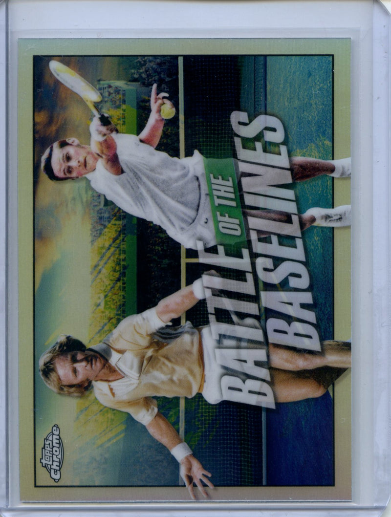 2021 Topps Chrome Tennis Rod Laver/Roy Emerson Battle Of The Baselines