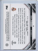 2023-24 Topps Chrome UEFA Theo Zidane Aqua Prism Refractor