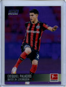 2021-22 Topps Bundesliga Stadium Club Chrome Exequiel Palacios Purple Refractor 286/299
