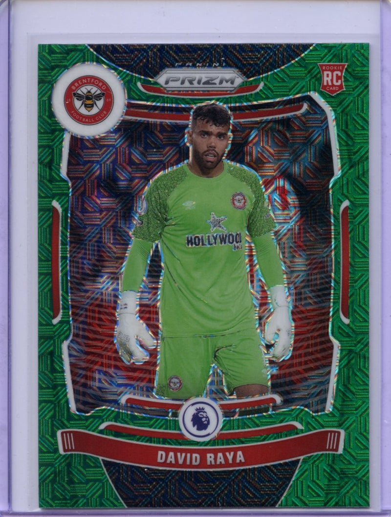 2021-22 Panini Prizm Premier League David Raya Green Mojo Prizm