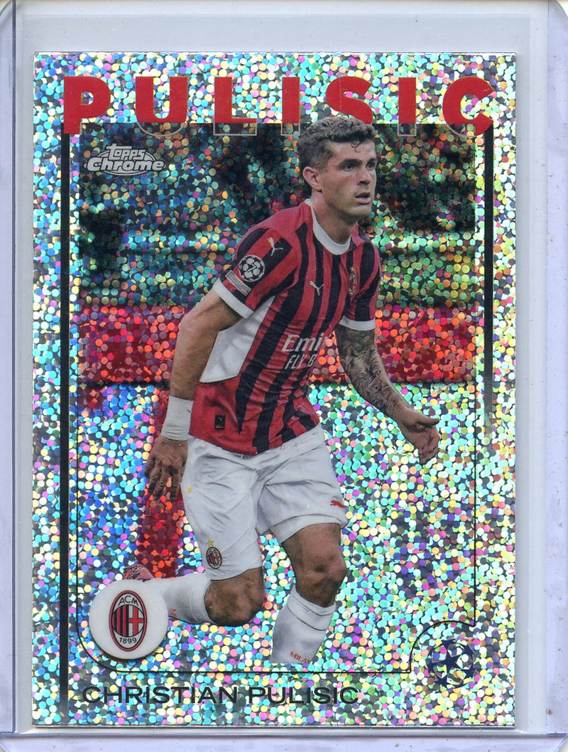 2024-25 Topps Chrome UEFA Club Comps Christian Pulisic Speckle