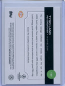 2024-25 Topps UEFA CC Tygo Land Rain Drops